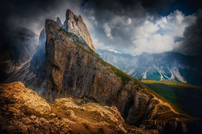 seceda dolomiti landscape  Сечедаphoto preview
