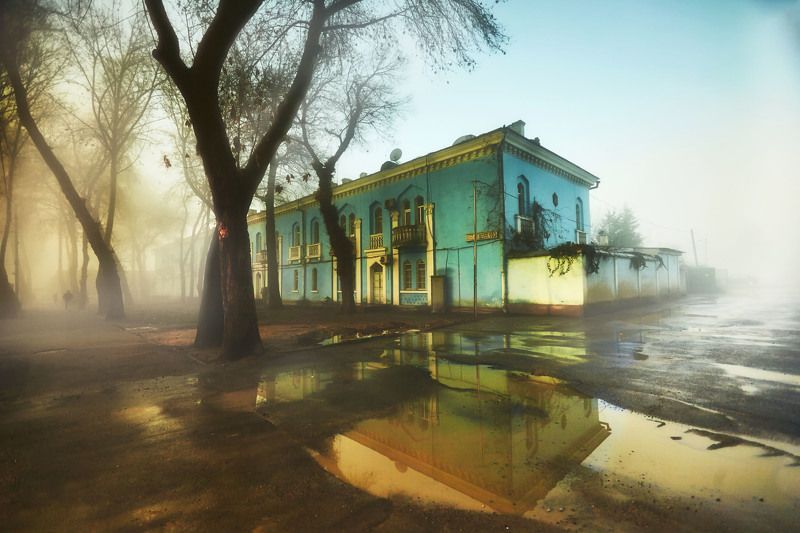 Город которого нет…Туман. Душанбе. Проспект Рудакиphoto preview