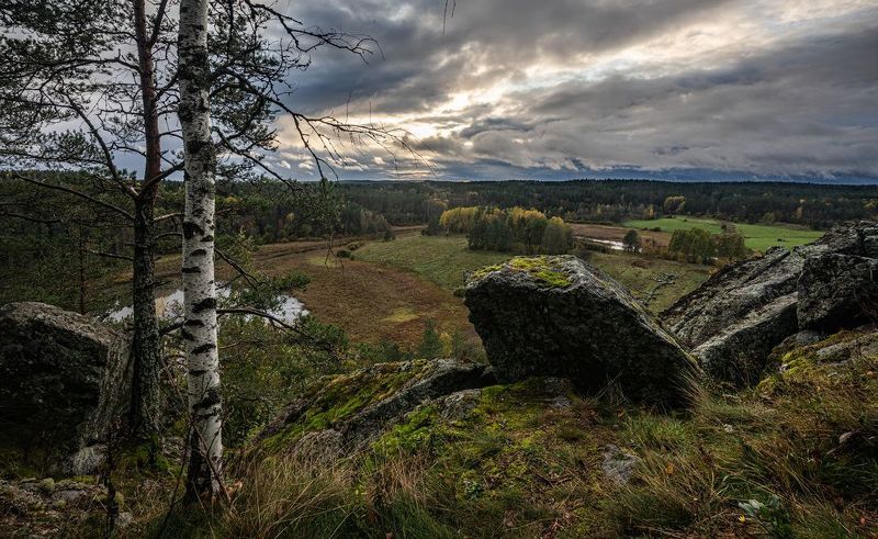 Ладога, Карелия, осень, Сортавала, скалы Родные просторыphoto preview