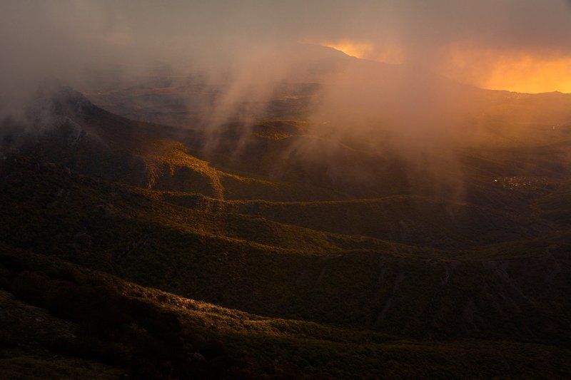 Демерджи, Крым, рассвет Наблюдая рассвет с Демерджиphoto preview
