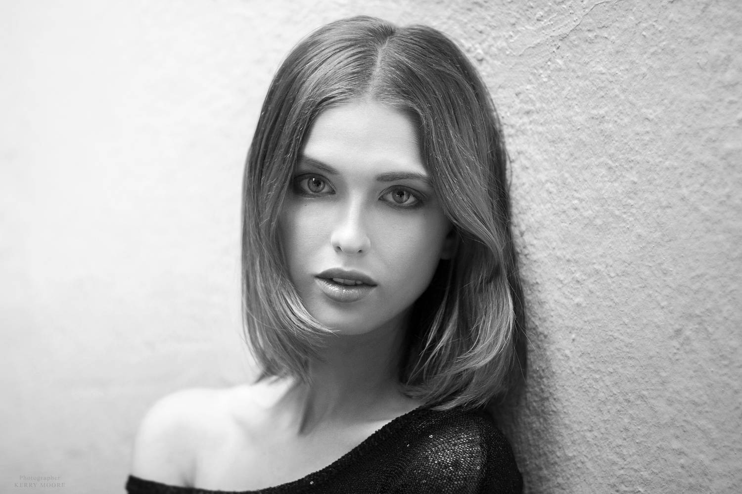 Jane. Автор: Kerry Moore portrait, beauty, girl, model, woman, female,style,bw,black and white, Kerry Moore