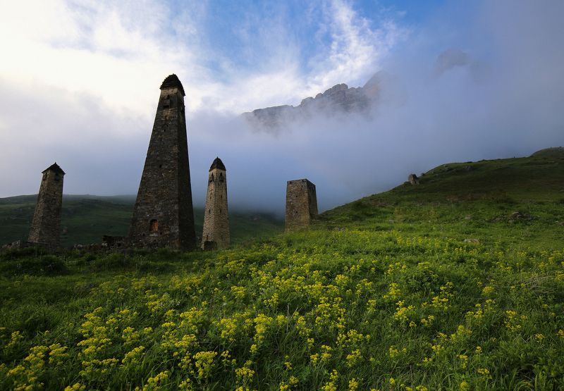 Ингушетия, башни, Кавказ Ингушские башниphoto preview