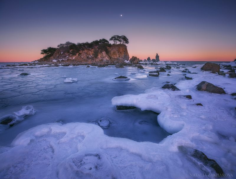 приморье, владивосток, приморский край,  vdk, орлинка, бухта орлинка,  витязь, хасанский район, полуостров гамова Наморозило...photo preview