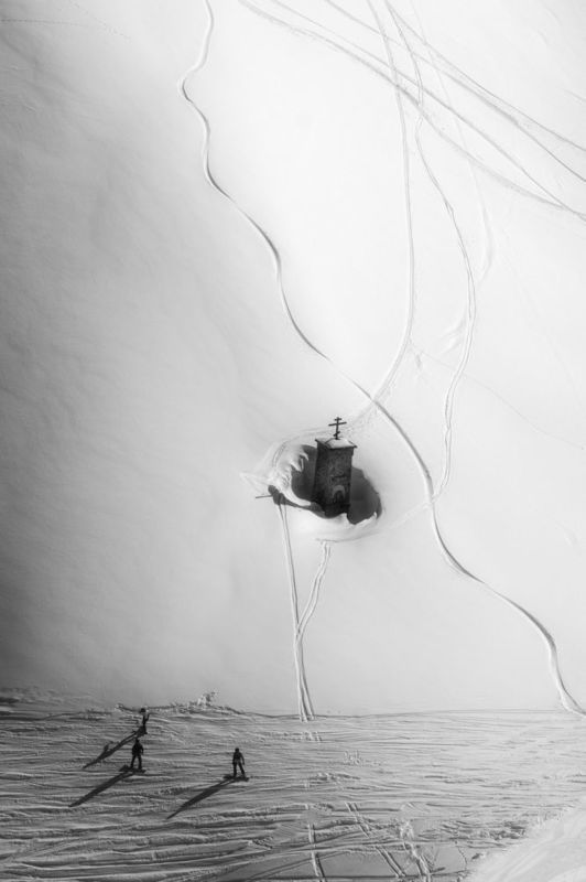 фрирайд, краснаяполяна, черно-белое, свет, тень Приютphoto preview