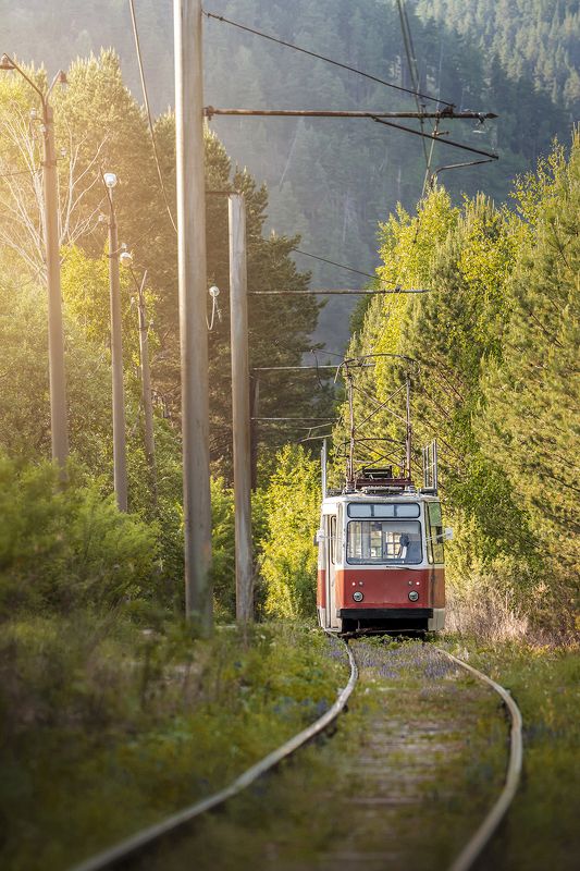 трамвай, хакасия, черемушки, Черемушкинский трамвайphoto preview