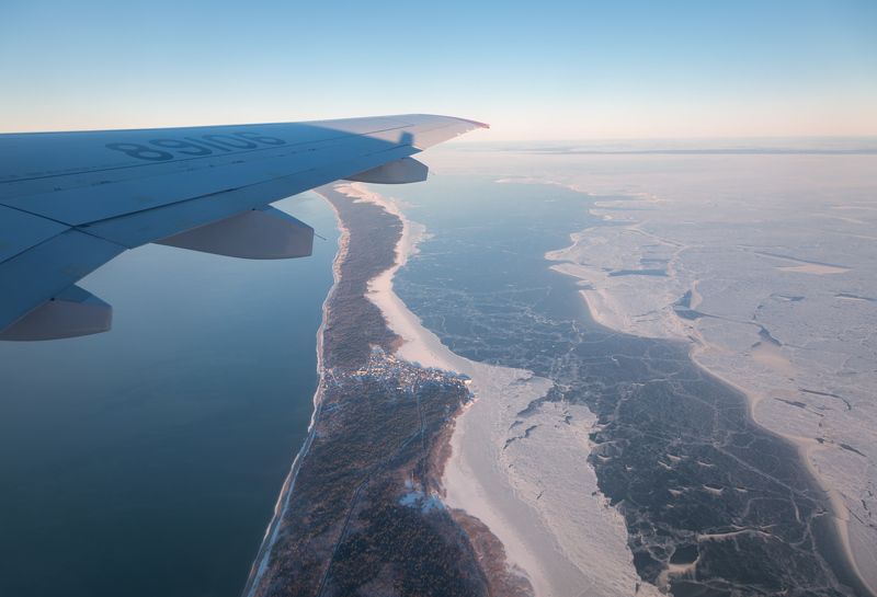 под крылом самолета ... Куршская косаphoto preview