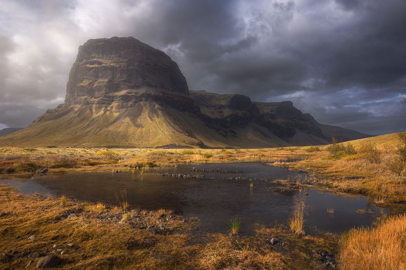iceland, morning, sunrise, sunset, water, landscape, mood, light, sky, cloud, birds, troll, seascape Icelandphoto preview