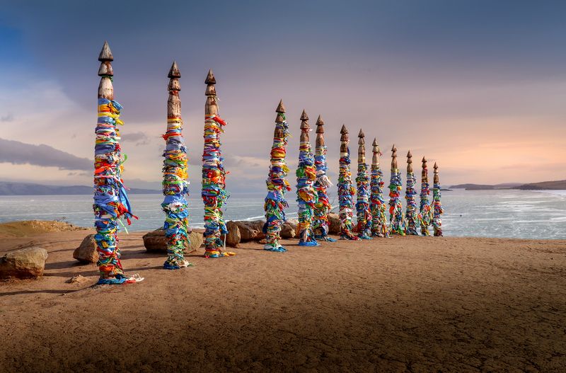 байкал, ольхон, сэргэ, нд, baikal, siberia, байкальский лед, байкальский лед нд, ольхон Тринадцать Сэргэphoto preview