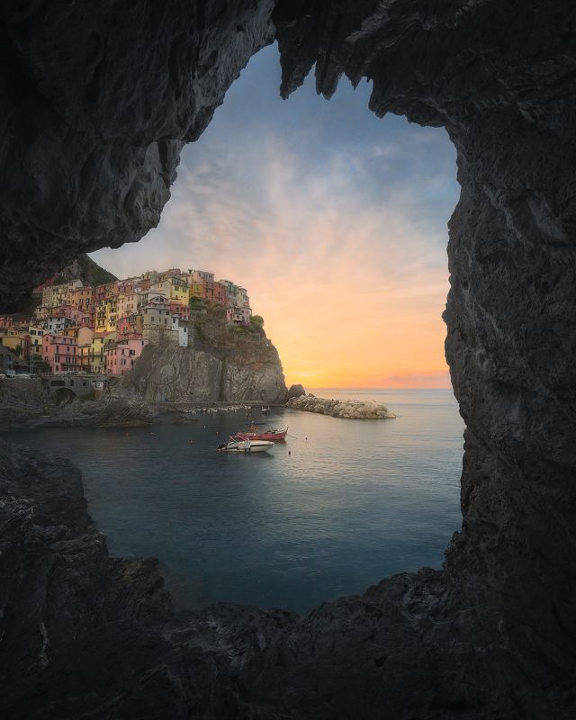 #sunrise #color #landscapes #nature Sunrise in Manarolaphoto preview