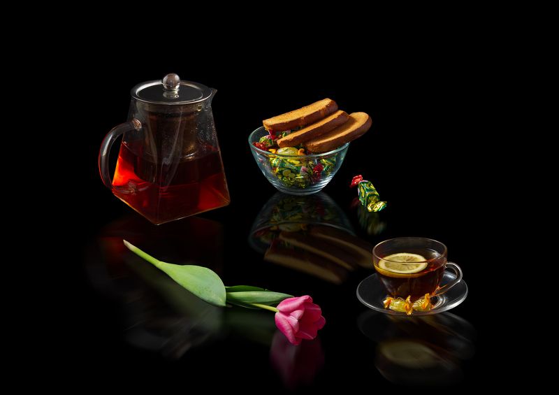 Чай с лимономphoto preview