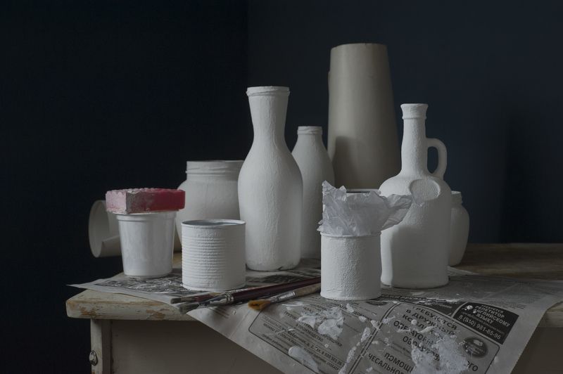 С белыми бутылками.photo preview