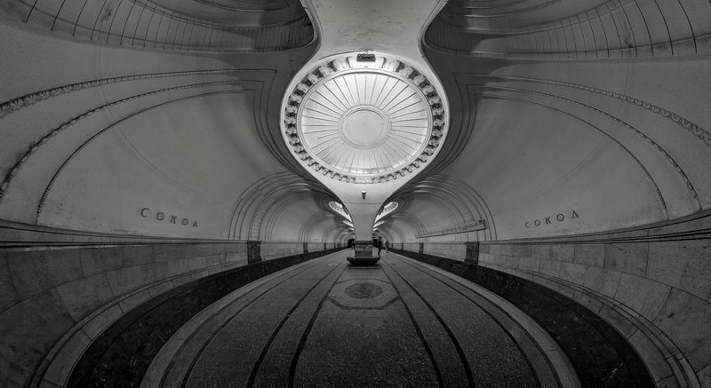 москва, транспорт, метро, станция, сокол, архитектура Станция метро Соколphoto preview