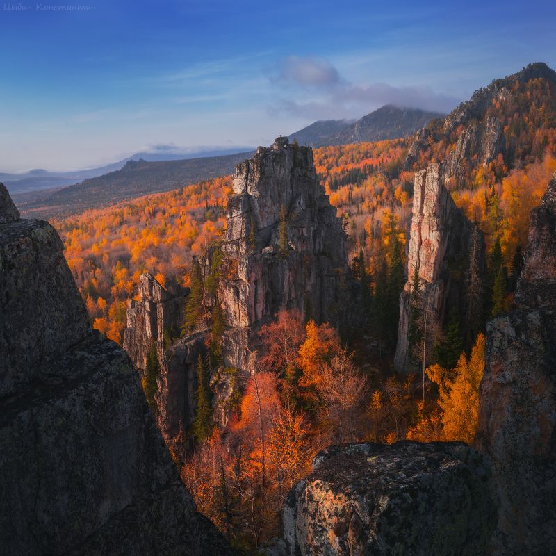 башкортостан, южный урал, уральские горы Инзерские зубчаткиphoto preview