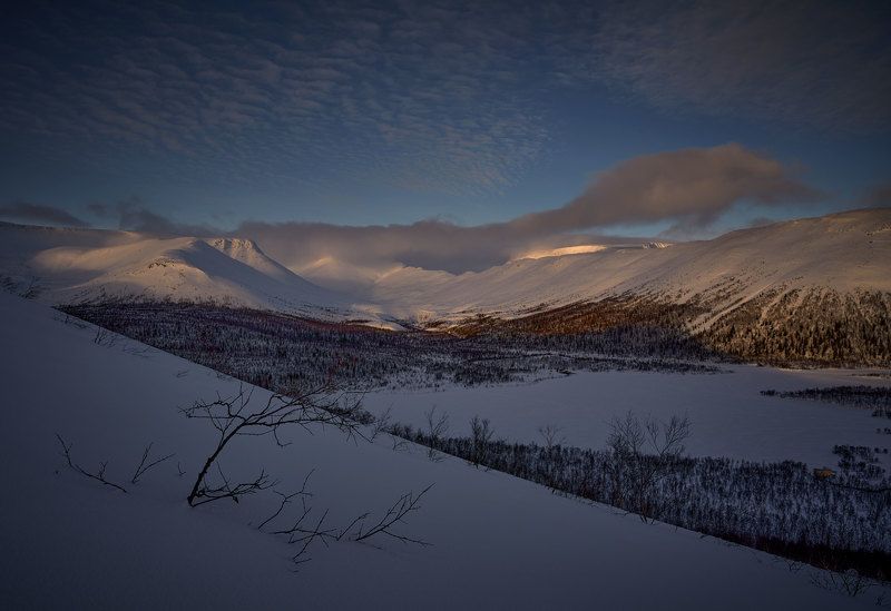 Хибины. Вечер.photo preview