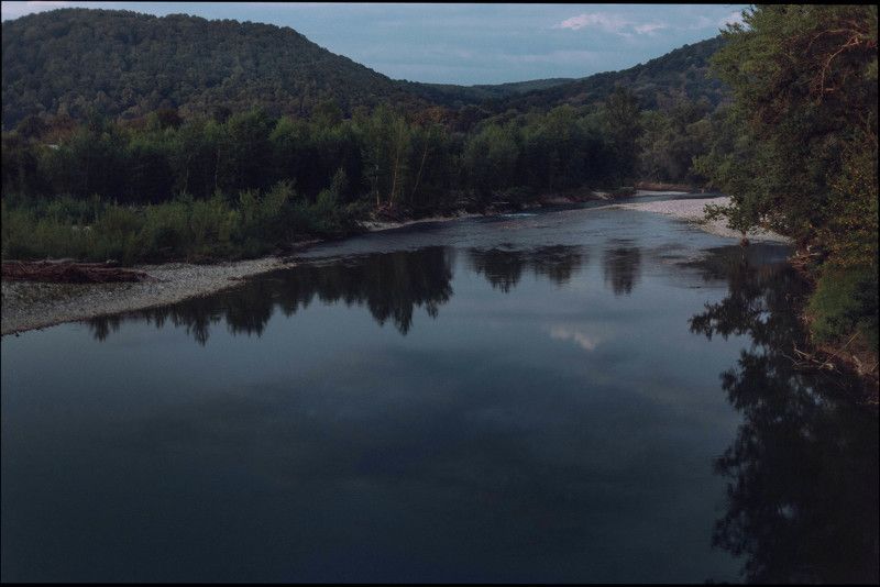 пейзаж, река, летний вечер, россия, мой край, nature, river, summer, горы Родные просторыphoto preview