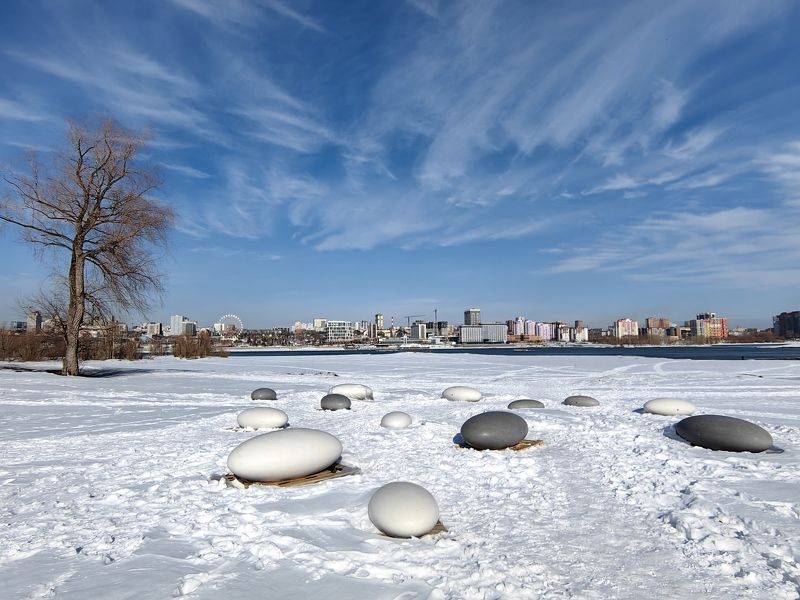 новосибирск,март,небо,дерево Март в Новосибирскеphoto preview