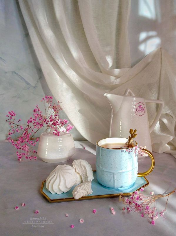 натюрморт, food_photo ваза, цветы, чайные истории, посуда, фото на телефон, мобильная обработка Солнечное утро!photo preview