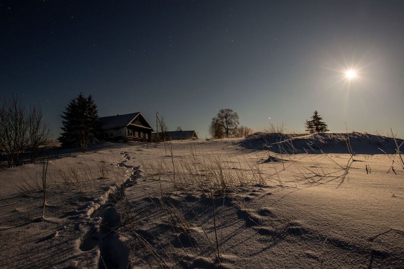 Морозной ночьюphoto preview