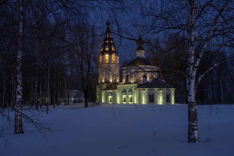 плёс, соборная гора, утро, рассвет, ивановская область Рассветаетphoto preview