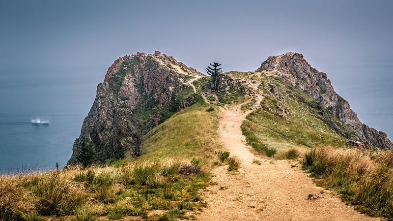 байкал, пейзаж, природа Байкал, мыс Шунтэ фото превью