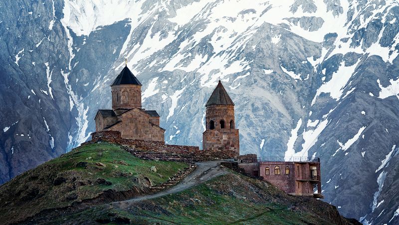 Грузия, Гергети, монастырь, Казбек Гергети - монастырь на Казбеке photo preview