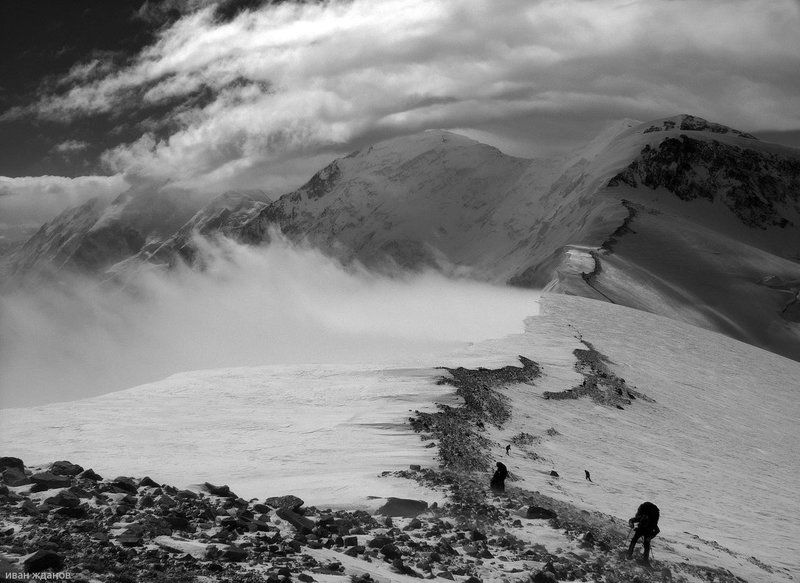 горы, памир, вершины, туризм, альпинизм, Ветра поднебесья (на гребне Анклангама)photo preview
