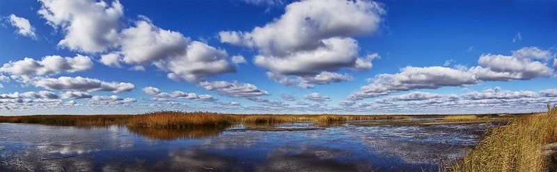 облака, озеро, зауралье Облакаphoto preview