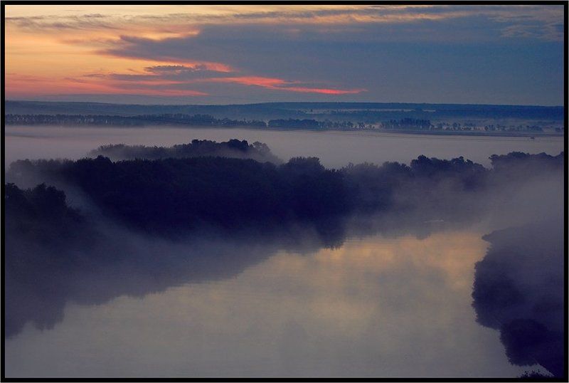 туман, утро, рассвет, дон, река, Донские туманыphoto preview