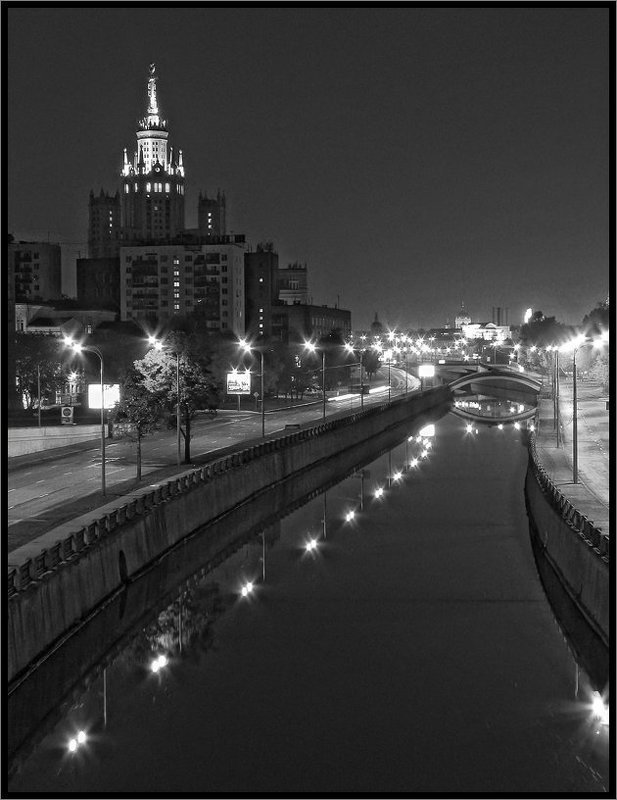 Взгляд на Яузу.photo preview