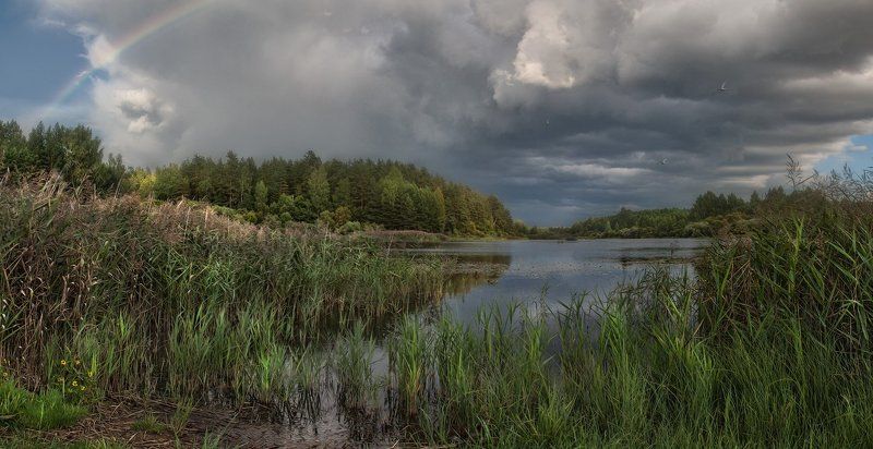 бугрово, псковская область, август Капризный закатphoto preview