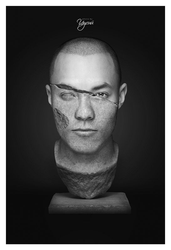 #Portrait #MongolianModel  Sculpture underconstructionphoto preview
