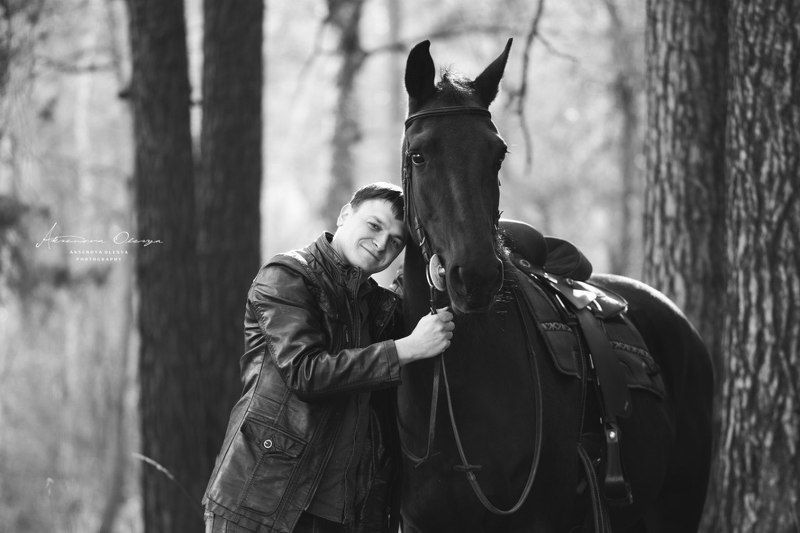 лошадь, портрет, черно-белое, фото с лошадьми, Яков и Палица photo preview
