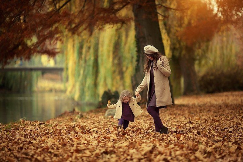 дети, фотография, природа, осень, романтика, женщина, ребёнок Осеньphoto preview