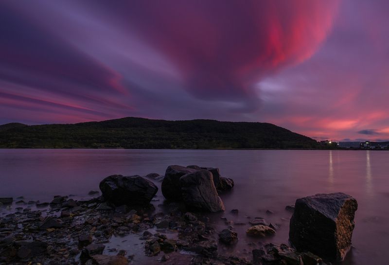 Закат вечер Камчатка Зефир облакаphoto preview