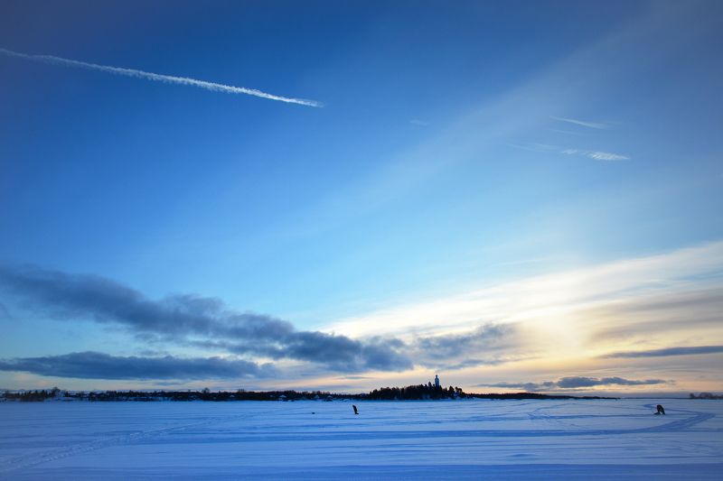 Закат в Устье-Кубенскомphoto preview