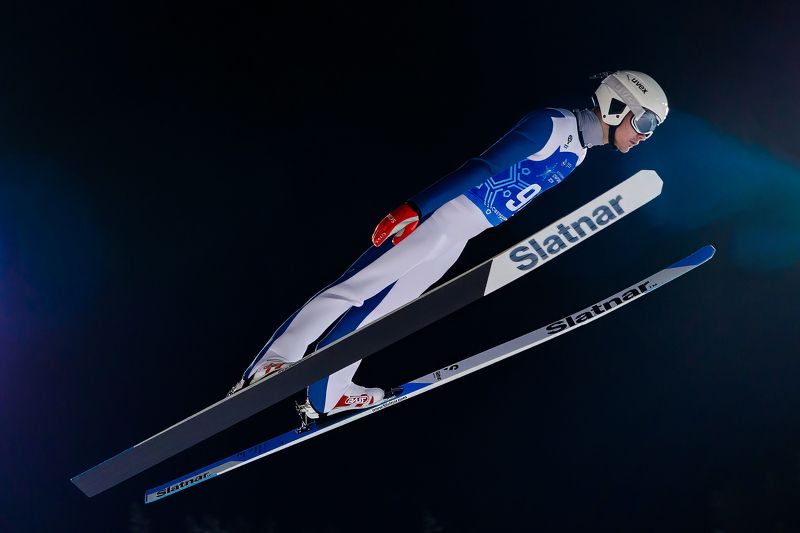 спорт, прыжок, спортсмен, лыжи Полетphoto preview