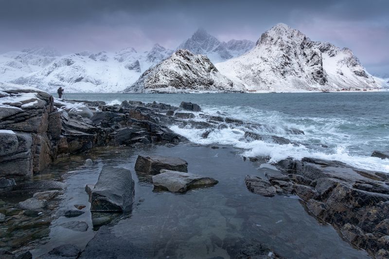 лофотены, норвегия, lofoten, norway, нд, arctic, winter on lofoten, winter on lofoten нд На студеный берегахphoto preview