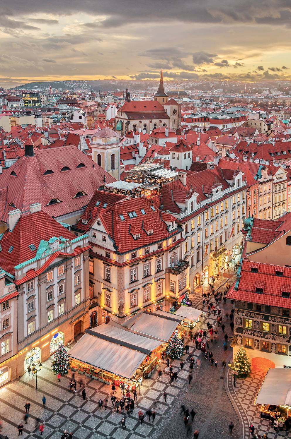 prague, прага, чехия, czech, закат, Сергей Газизов