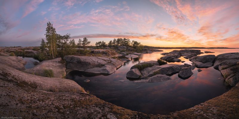 ладога, ладожские шхеры, карелия, северное приладожье, скалистые острова, сосны, белые ночи \