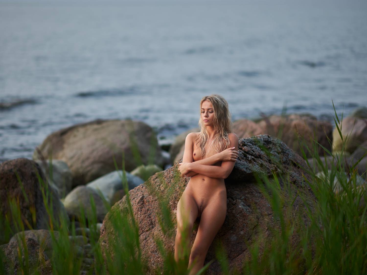 nude, nu, sexy, naked, girl, portrait, summer, beach, sunset, Покровский Антон