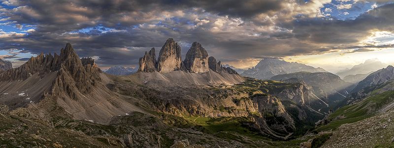 panoramica 3 cime di Lavaredo monte Paternophoto preview