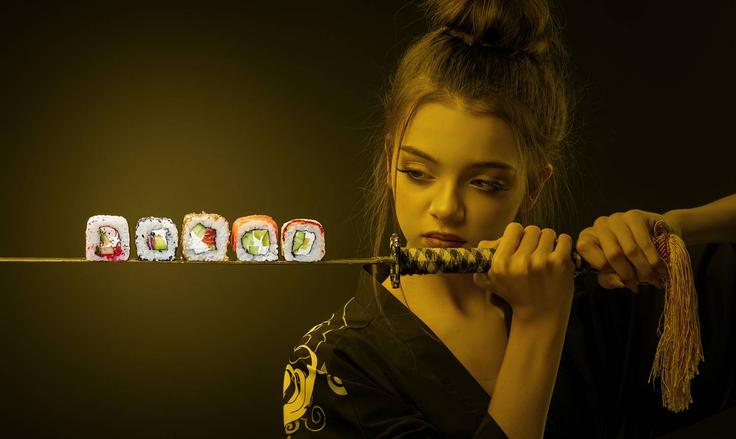 роллы, катана, япония, Дёгтев Евгений