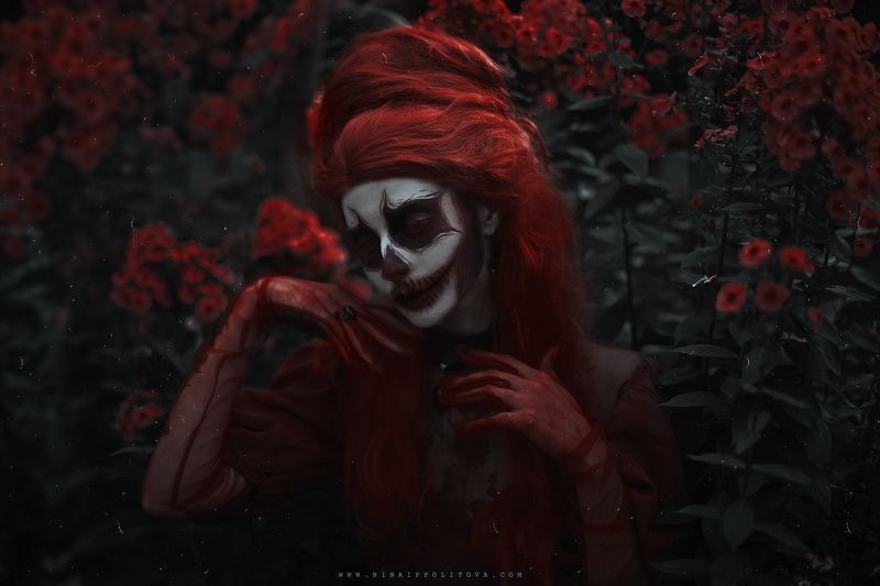 dark, art, horror, portrait, fine-art, cosplay, sfx,  К р о в а в ы е   с а д ы photo preview