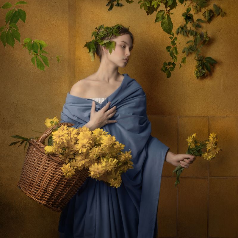 Желтые цветыphoto preview