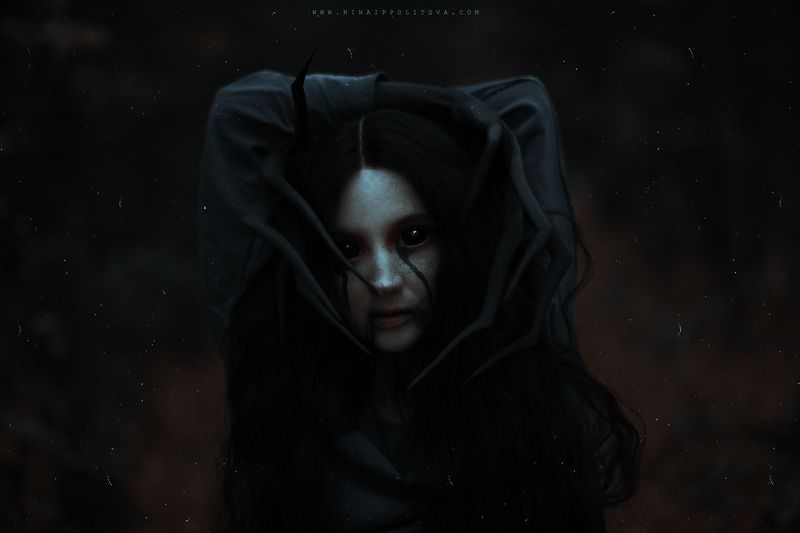 dark, art, horror, portrait, fine-art, cosplay, sfx,  Х т о н ь photo preview