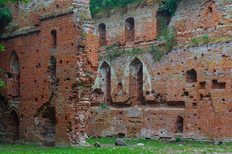Бальга, Пруссия, замок, архитектура, средневековье, фотография, строение, Германия, Россия, Свирин Вадим, Balga, Prussia, castle, architecture, the Middle Ages, photography, structure, Germany, Russia, Vadim Svirin Развалины замка \
