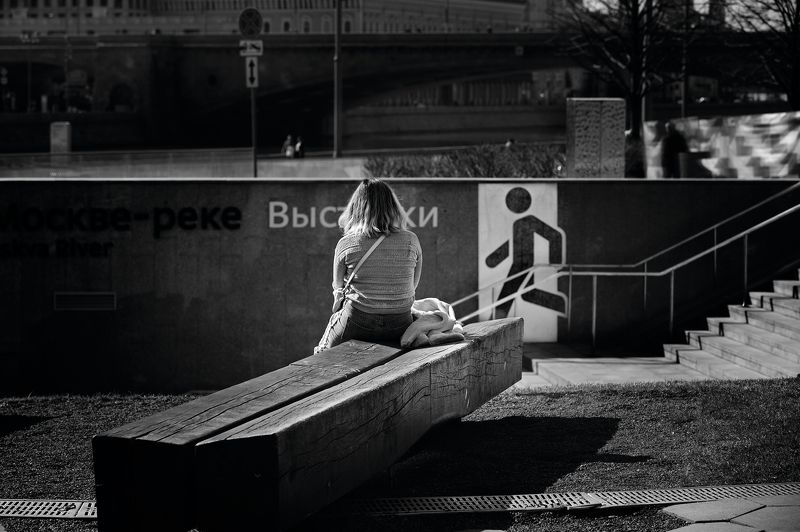 чб фото, стрит фото, городские картинки, весна, москва Городские картинки. Веснаphoto preview