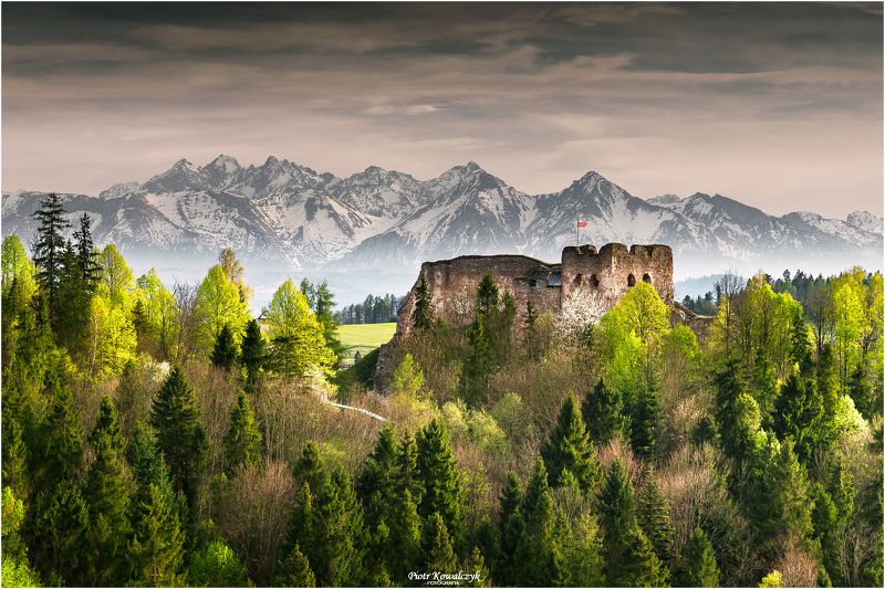 polska, podhale, góry, pieniny, tatry, zamek, czorsztyn ***photo preview