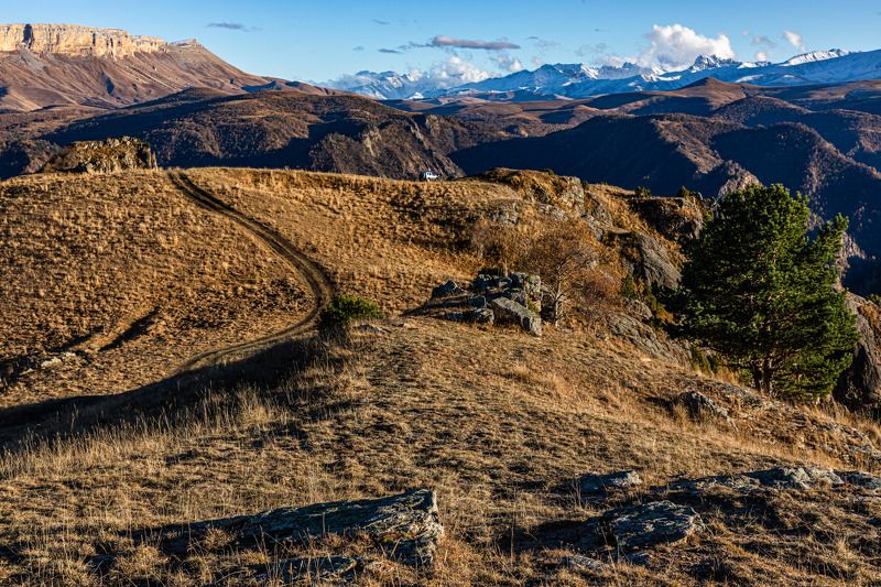 Кабардино-Балкария, горы, Осень, Кавказ Горный пейзажphoto preview