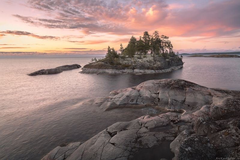 ладога, ладожские шхеры, карелия, северное приладожье, скалистые острова, сосны, белые ночи \
